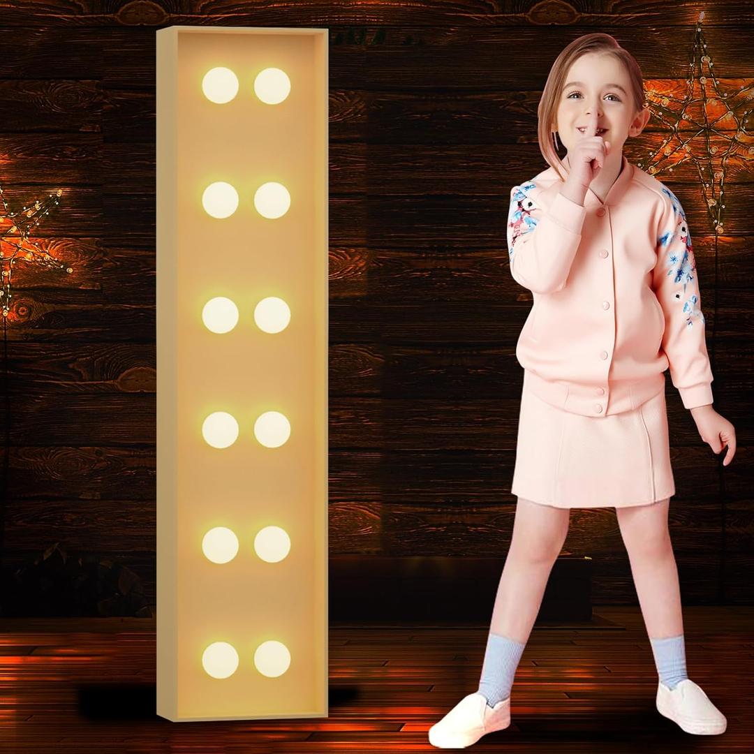 Marquee Letters 4 Feet Tall 4FT Large Light Up Letters I for Birthday Wedding Engagement Party Decorations Will You Marry Me Sign Yard Pre-Cut Foam Board