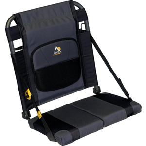 GCI Outdoor SitBacker Adjustable Canoe Seat with Back Support (Black)