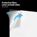 Art3d 5-Pack of 12×12" PET/Plexiglass Sheets, Transparent Clear Flexible Plastic Sheet Panels for Craft, Picture Frames, Sign Blank, DIY Display Project