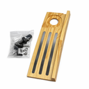 Tonies Shelf Magnetic - Tonies Figure Organizer for Kids Room, Wooden Magnetic Display Shelf for Tonies Box Holder, Wall Floating Shelves Toy Storage Compatible Charging Station (1 Tier, Wood)