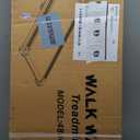 Walking Pad Treadmill, WALKWAKE 8% Incline Walking Pads, Compact Under Desk Treadmill for Home, 330lb Capacity 2.5HP Running Machine for Walking Jogging with LED Display (Dark Yellow)