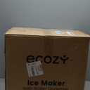 ecozy Nugget Ice Maker Dispenser Countertop, 2-in-1 Pebble Ice Machine & Water Dispenser with App Control, Sonic Crushed Ice Makers with Self-Cleaning, TDS Monitor, Measured Dispensing, 33 Lbs/Day