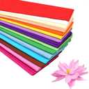 Premium Crepe Paper Party Streamers 21 Assorted Colors, Large 20 Inch X 3.2 Ft. Per Sheet DIY Crepe Paper Flowers Crafts Gift Wrapping Box Birthday Wedding Party Drop Decoration Supply (10)