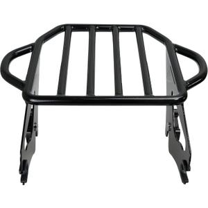 Detachable Luggage Rack 2-Up Mounting Rack Compatible for Harley Davidson Touring Road King Street Electra Glide 2009-2026 Black