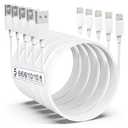 AZMOGDT Apple MFi Certified iPhone Charger 5pack [6/6/6/10/10FT] Long Lightning Cable Fast Charging Cord iPhone Charging Cable for iPhone 14/14 Pro/Max/13/12/11 Pro Max/XS MAX/XR/XS/X/8/Plus