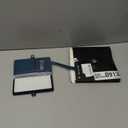 Defencase Compatible with iPhone 14 Case Wallet with RFID Blocking Card Holder for Women and Men, Fashion PU Leather Magnetic Snap Flip Zipper Strap Wallet Phone Case Fit for iPhone 14 6.1", Dark Blue