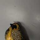 JWT Astyle Robin Bird Hinged Jewelry Box with Stones, Collectible Animal Trinket Box.Rings Earrings Storage Boxes,Bird Figurine Home Decor Gift