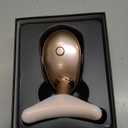 7 Color Face and Neck Massager Light Therapy, Red Light Based Facial Massager for Skin Care, Firming, Smoothing (Rose Golden)