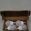 EvaStary A15 LED Ceiling Fan Light Bulbs 40W Equivalent, A15 LED Light Bulb 5000K Daylight White, E26 Small Light Bulb for Refrigerator, Ceiling Fan, Appliance Bulb, Bedroom, Non-Dimmable, 4 Pack
