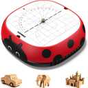 Safe Power Cardboard Cutter for Kids, STEM + STEAM Educational Toy for Boys and Girls Ages 5+, Upcycled Tool for DIY Cardboard Projects, Engineering & Creativity (Red)