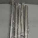 Brushed Nickel Shower Curtain Rods - 31-80 Inch Spring Tension Shower Rods for Bathroom, Adjustable, No Drilling, No Rust, Stainless Steel