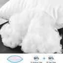 EIUE Hotel Collection Bed Pillows for Sleeping 2 Pack King SizePillows for Side and Back Sleepers,Super Soft Down Alternative Microfiber Filled Pillows,20 x 36 Inches