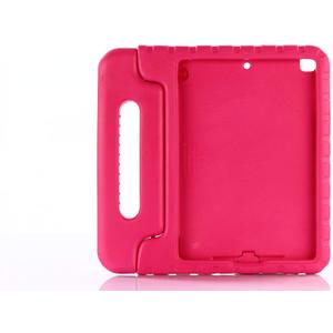 Case for iPad Air 2 & iPad 6 & iPad Air 1 & iPad 5 (9.7 inch), EVA Foam Bumper Protective Light Weight Shockproof Handle Stand Kids Case Cover for iPad Air 2 & iPad 6 & iPad Air 1 & iPad 5 (9.7 inch) (Rose Red)