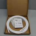 Flexible Ceiling Curtain Track 3m/9.8ft - Bendable PVC with Embedded Steel Plate, Heavy Duty Ceiling Mounted Curtain Track for Windows, Room Divider, RV, Shower