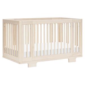 Babyletto Yuzu 8-in-1 Convertible Crib - Conversion Kits Included for Bassinet, Midi Baby Crib Convertible to Toddler Bed, Daybed, Standard & Baby Bed - GREENGUARD Gold Certified - Adjustable Heights (Washed Natural)