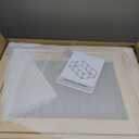Clear Acrylic Dog Playpen, 10 Panel Indoor Pet Fence with Wood Frame