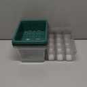 Seed Starter Tray with Grow Light, 5 Packs Plant Starter Tray Seedling Starter Kit with Humidity Domes Base Indoor Greenhouse Mini Propagator Station for Seeds Growing Starting (12 Cells per Tray)