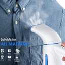 OGHom Steamer for Clothes, Handheld Clothing Steamer for Garment, 240ml Big Capacity 700W Portable Travel Steam Iron (Blue)