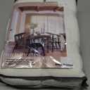 TWODRAPES Custom Blackout Thick Linen Curtains for Living Room Bedroom Windows Memory Trained Semi Sheer Pleated Drapes for Sliding Glass Door Customizable Window Treatments in Size and Color 1 Panel