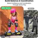 Gyroor G13 All-Terrain Hoverboard with Bluetooth & LED Lights Gift,Black | UL 2272 Certified, 6.5" All-Terrain Tires, Dual 250W Motors hoverboard for Kids Ages 6-12 & Adults, Birthday & Holiday Gift, Black
