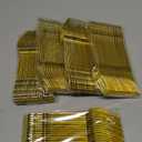 N9R 100PCS Gold Plastic Forks, 7.48inch Disposable Gold Plastic Silverware, Heavy Duty Plastic Forks for Parties, Weddings and Events