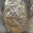 Women's Kitten Heel Strappy Open Square Toe Thong Ankle Strap Heels for Wedding (7, Brown Pu)