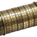 yofit Da Vinci Code Mini Cryptex Lock Puzzle Box - Valentine's Day Gift with Hidden Compartments for Notes, Jewelry, Rings & Money, Romantic Anniversary Birthday Gifts for Her, Girlfriend, Women & Men