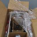 Lolikit Table Lamp for Bedroom Set of 2 with 2 USB Ports and AC Power Outlet, 23.5" Modern Bedside Lamp, Wood Nightstand Lamp with Linen Shade for Living Room Hotel Desk(LED Bulb Included)