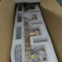 Vanity Lights Fixtures for Bathroom Wall Light Over Mirror LED Gold Crystal 40W Brushed Stainless Steel Dimmable Wall sconces for Bathroom Lighting Fixture 3000K