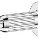 AIZESI Tension Curtain Rod 41-87Inch(3-7Ft),1.26'' Diameter,Long Heavy Duty Adjustable No Drill Shower Curtain Rod for Windows, Balcony, Room Divider – Silver