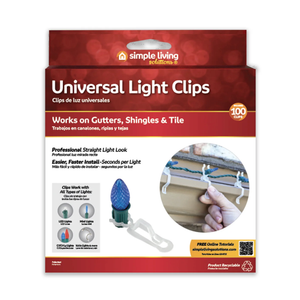 Light Clips Univ 100ct. 4 pack