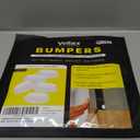 Vellax Cabinet Door Bumpers 128 Pcs - 1/2 Diameter Clear Self Adhesive Pads, Cabinet Stoppers, Rubber Bumpers for Drawers, Cupboards, Cutting Boards, Glass Tops, Picture Frames, Kitchen Furniture (128 pcs - 0.5" x 0.14")
