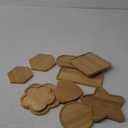 KDBDSYZB 10Pcs DIY Wooden Mosaic Tiles Coasters Kits Bases,Various Shapes Substrates Drinking Cup Coaster,Blank Base Trays,Art Plate,DIY Supplies for Arts and Crafts Handmade Home Decor Gift