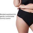 SPANX SPANXsupersmooth Undie-tectable Thong - Comfortable Core Control - Invisible Shapewear - Women No Show Thong Underwear (Black)