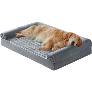 Orthopedic Washable Large Dog Bed for Senior Dog Comfy Sleep