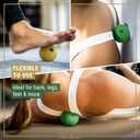 HELDSON EPP Fascia Massage Balls Set [6cm & 8cm] Trigger Point Massage Ball for Back, Feet & Neck Deep Tissue Muscle Release & Myofascial Therapy Lightweight & Firm