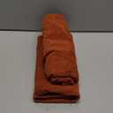 MIULEE Pack of 2 Decorative Throw Pillow Covers Soft Chenille Throw Pillows Solid Textured Euro Cushion Covers for Couch Sofa Bedroom Living Room 22x22 Inch, Dark Rust