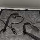 Dog Car Net Barrier - Universal Fit Sturdy Mesh, Easy to Install, Convenient for Air Conditioning, Easy to Clean & with Flexible Bungee Cords for Seat Movement