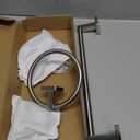 Brushed Nickel Bathroom Hardware Set 4 Pieces, Towel Bar Set Stainless Steel Wall Mounted, Includes 16In Hand Towel Bar, Towel Ring, Robe Towel Hooks, Toilet Paper Holder, Bathroom Towel Rack Set