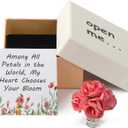 2 x I Love Mom Gift Mothers Day Gifts from Daughter & Gifts for Daughter Ideal Mini Flower Gift for Mom