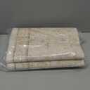 Long Ivory Farmhouse Hallway 2'6''x8' Runner Rug, Washable Non Slip Runner for Kitchen, Entryway, Low Pile Floral Stain Resistant Neutral Rugs (Light Sand Beige)