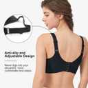 Baetty Jelly Strip Wireless Padded Seamless Bras for Women Full Coverage 5474 (XXL)