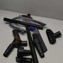 13Pcs Universal Vacuum Attachment Kit 1-1/4" Vacuum Hose Adapter Wet Dry Plastic Vacuum Cleaners Accessories with Extension Wand Horse Hair Brush Flexible Crevice Tool Adapter for Shop Vac Attachment