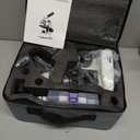 Microscope for Adults Kids Students, 100X-2000X Microscopes, Metal-Body Dual LED Illumination, Biological Compound Monocular Microscope Kit for School Lab, Homeschool w/Phone Adapter