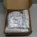 Zhehao 250 Pcs Mr. and Mrs. Bridal Shower Plates Napkins Sets 50 Pcs 9'' Dinner Plates and 7'' Dessert Plate and 9oz Cups 100 Napkins Serves 50 Party Supplies Bridal Shower Engagement Decoration (Blue)