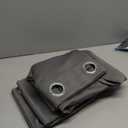 NICETOWN Bedroom Curtains Blackout Drapery Panels, Three Pass Microfiber Thermal Insulated Solid Ring Top Blackout Window Curtains/Drapes (Two Panels, 70 x 84 inches, Gray) (Grey)