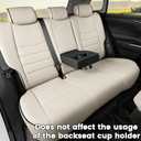 HKZ Fit RAV4 Car Seat Covers Set for Toyota RAV4 2021-2024 Prime SE,XSE & 2019 2020 2021 2022 2023 2024 2025 Hybrid/PHEV SE,XSE - 5 Seats Full Set Leather(Beige)