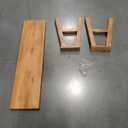 Wooden Bench Indoor Farmhouse Narrow Entryway Bench, Skinny Bench for End of Bed, Entryway Benches, Noddle Wood Bench for Dining Room (39.37in)