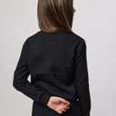 Real Essentials 3-Pack: Girls Ultra-Soft & Warm Long Sleeve Fleece Crew Neck Pullover Sweatshirt (XL)