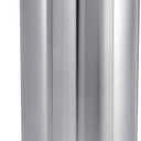 simplehuman Round Step Can, 30L / 8 Gallon Kitchen Trash Can, Iconic Round Shape, 150,000-Step Pedal, Lid Shox Silent Close, Removable Inner Bucket, Brushed Stainless Steel
